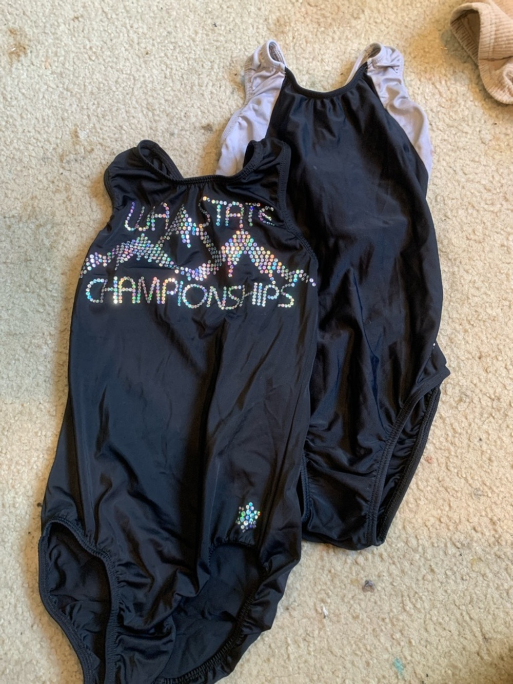 Black and silver 2 pack snowflake design leotards washington state  adult small